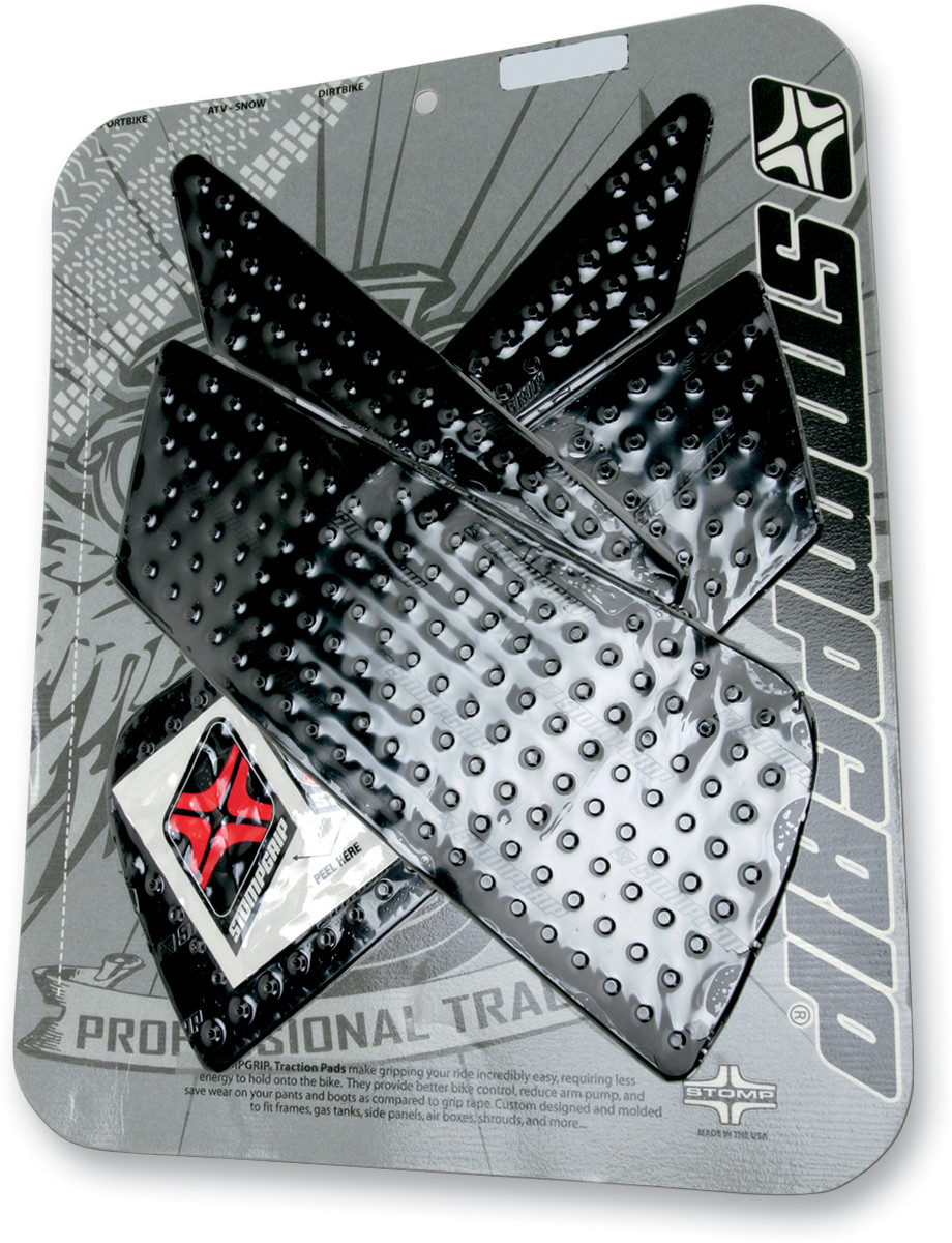 STOMPGRIP - Tank Grips Volcano Black For Ducati \'07-\'13 | 55-10-0065B