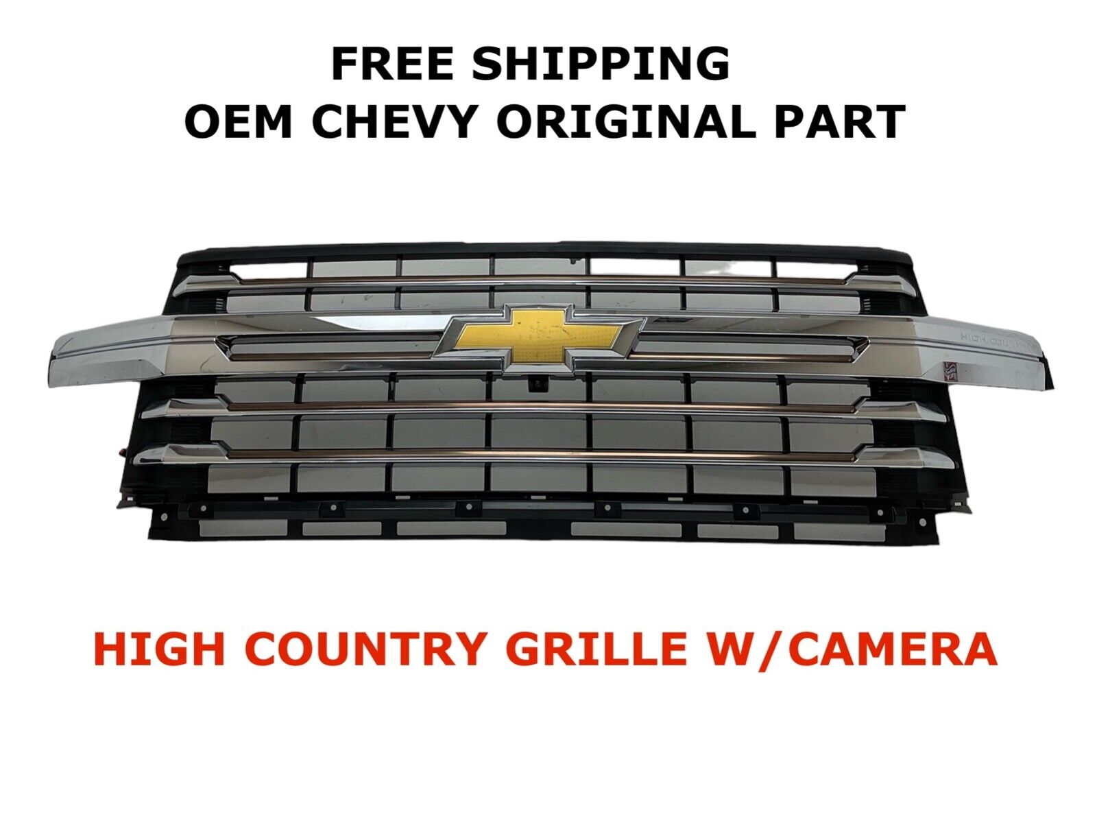2020-2023 Chevy Silverado 2500-3500HD HIGH COUNTRY grille W/CAMERA 84785049 #1