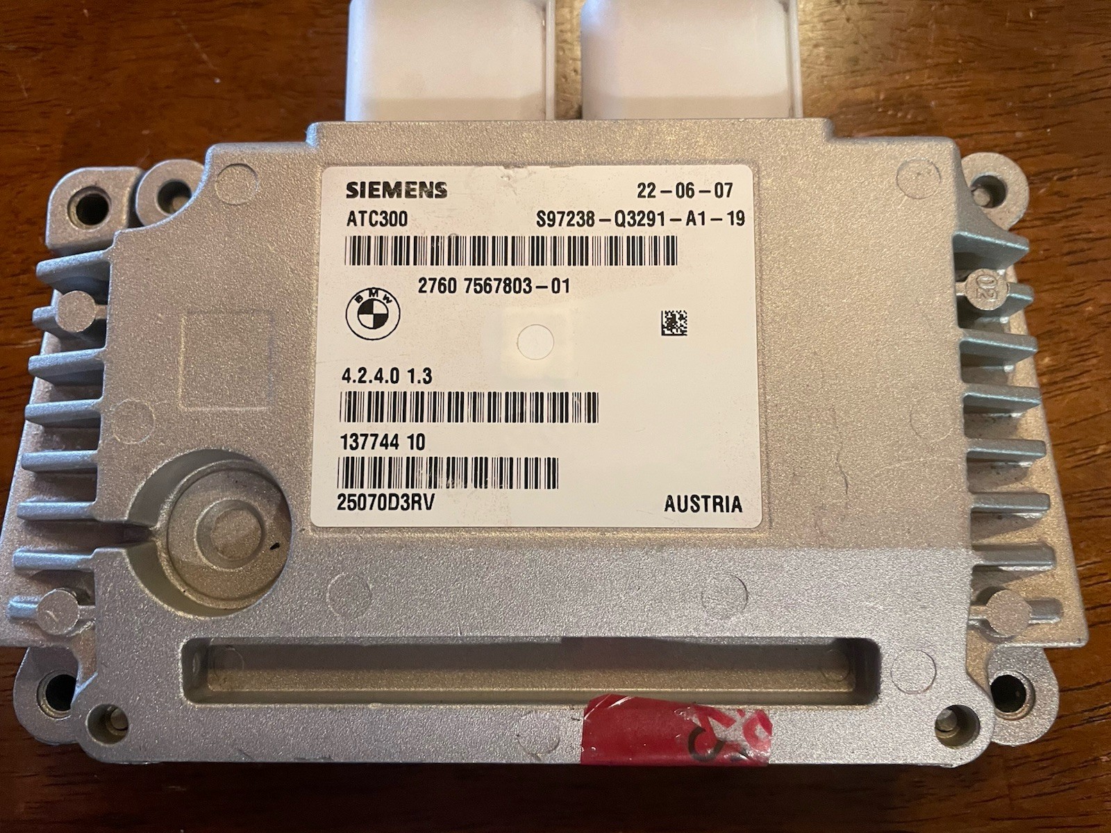 BMW xDrive Transfer Case Control Module – Siemens ATC300 (VTG) – OEM 27607567803