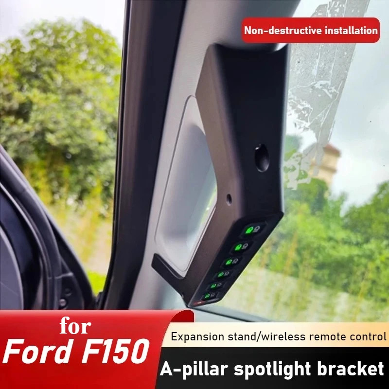 For Ford F150 F-150 Car A-pillar Spotlight Integrated 6 Gang Handle Switch