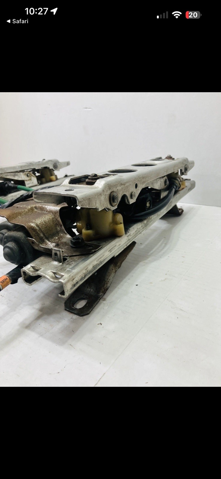 1988 Cadillac DeVille FWD Front Power Electric Seats Track W/ Motors pair 1988 Cadillac DeVille FWD Front Power Electric Seats Track W/ Motors pair