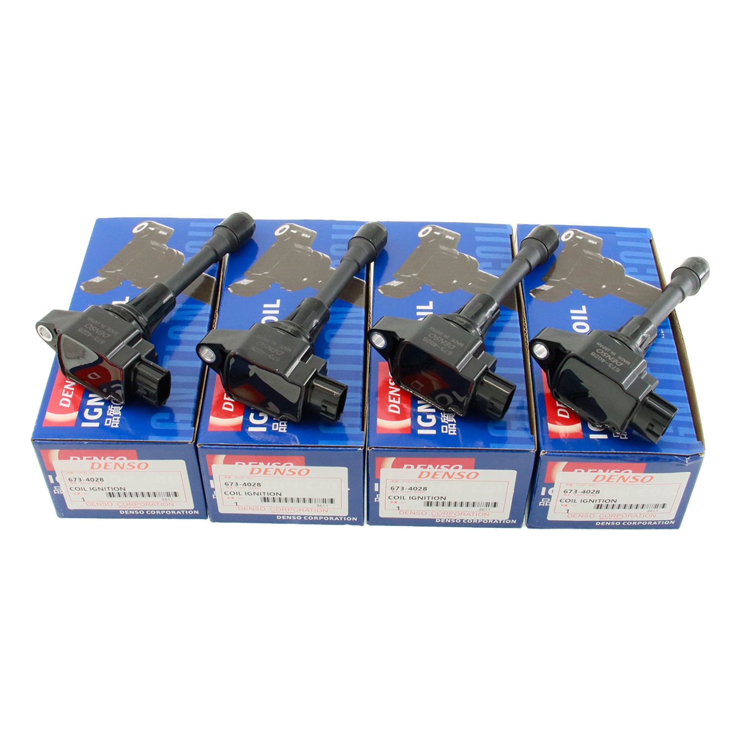 4Pcs DENSO Direct Ignition Coils-Coils 673-4028 For 2007-2020 Nissan INFINITI