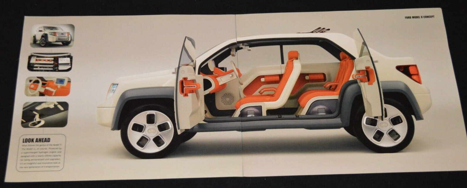2004 FORD 100 YEAR MODEL U CONCEPT ORIGINAL DEALER ADVERTISEMENT PRINT AD-04