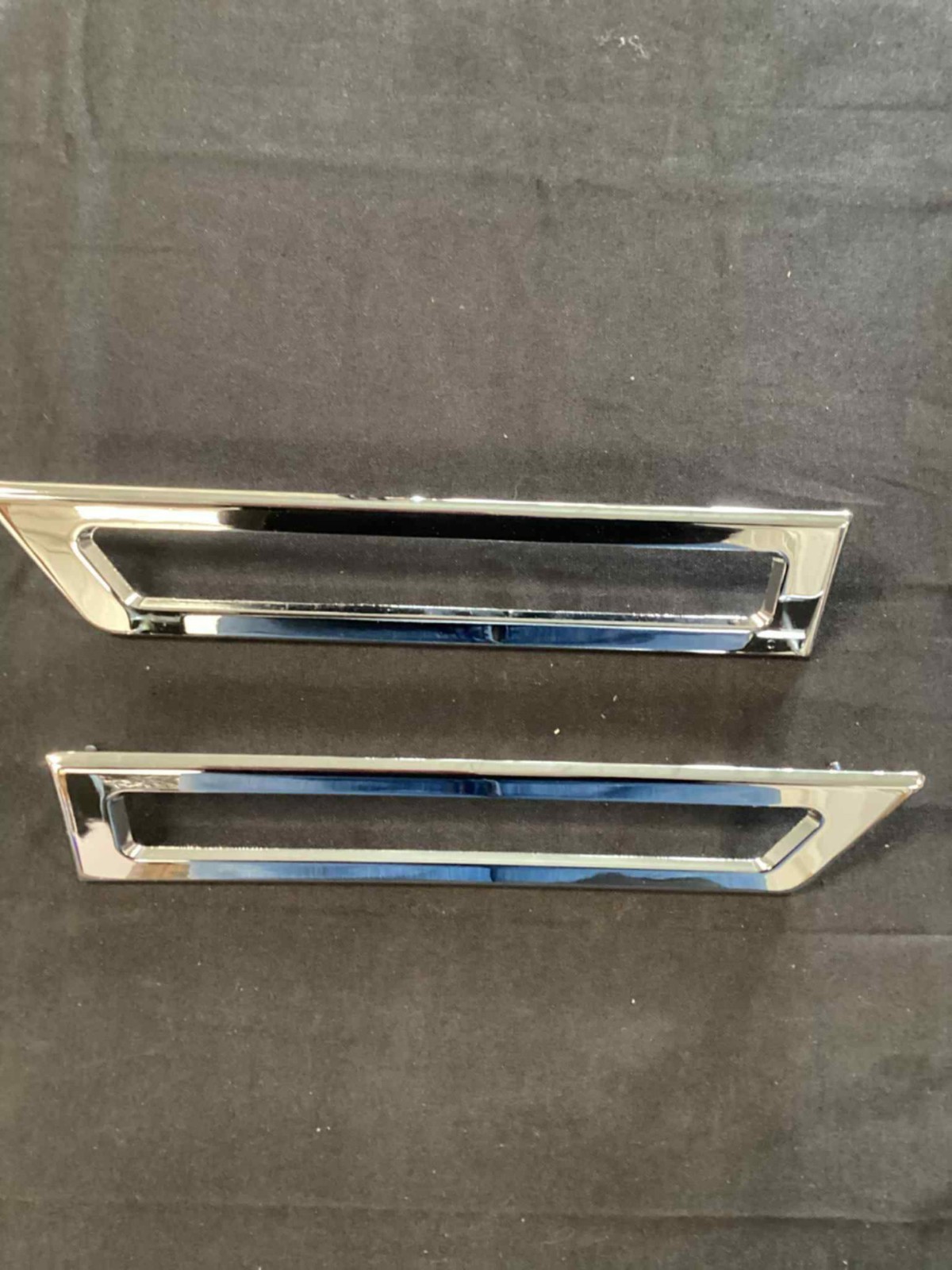 1971-1973 Chevy Impala Caprice Rear Marker Light Bezels CHROME 1971-1973 Chevy Impala Caprice Rear Marker Light Bezels CHROME