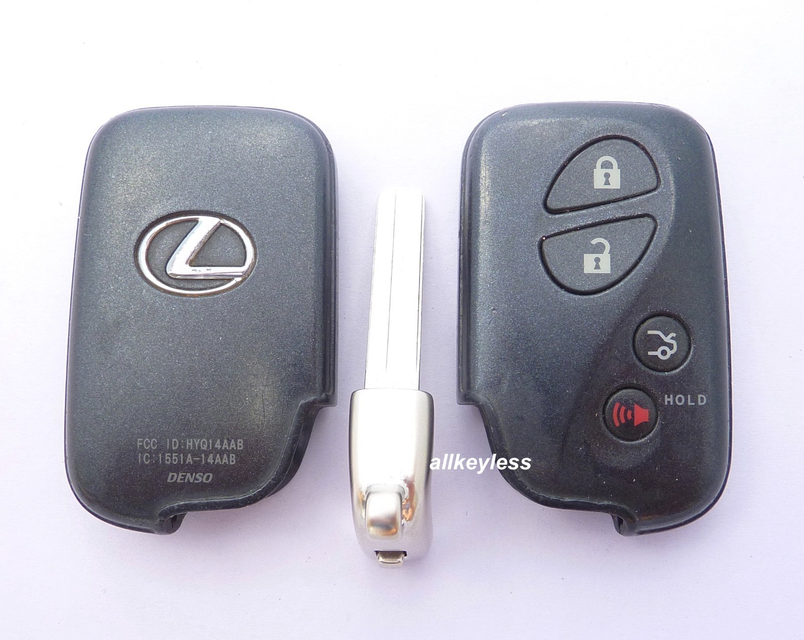 OEM 2005+ LEXUS ES GS IS LS smart keyless entry remote key fob *WORN HYQ14AAB
