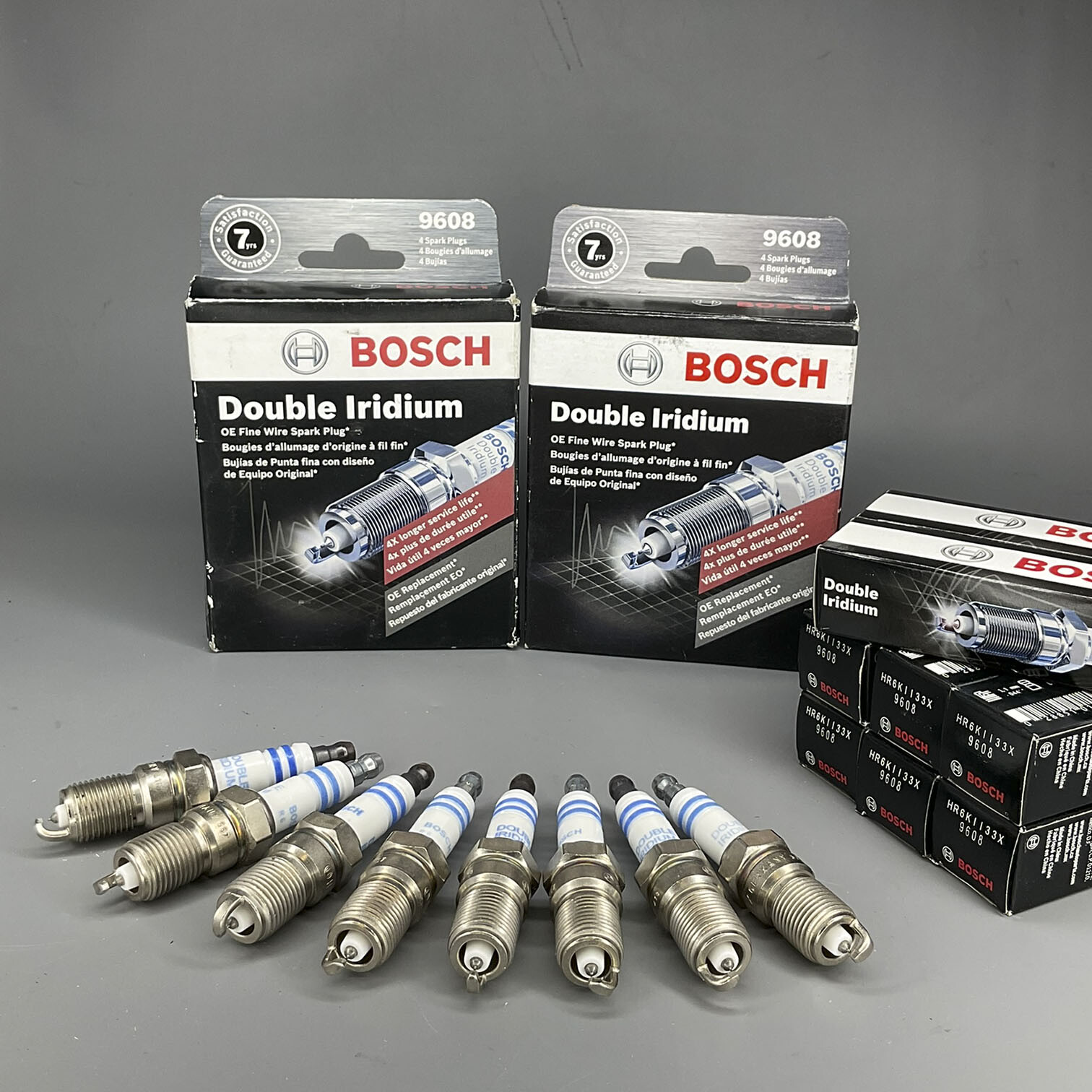 8 OE Germany Double Iridium Spark Plug For 2002 FORD EXPEDITION V8-5.4L