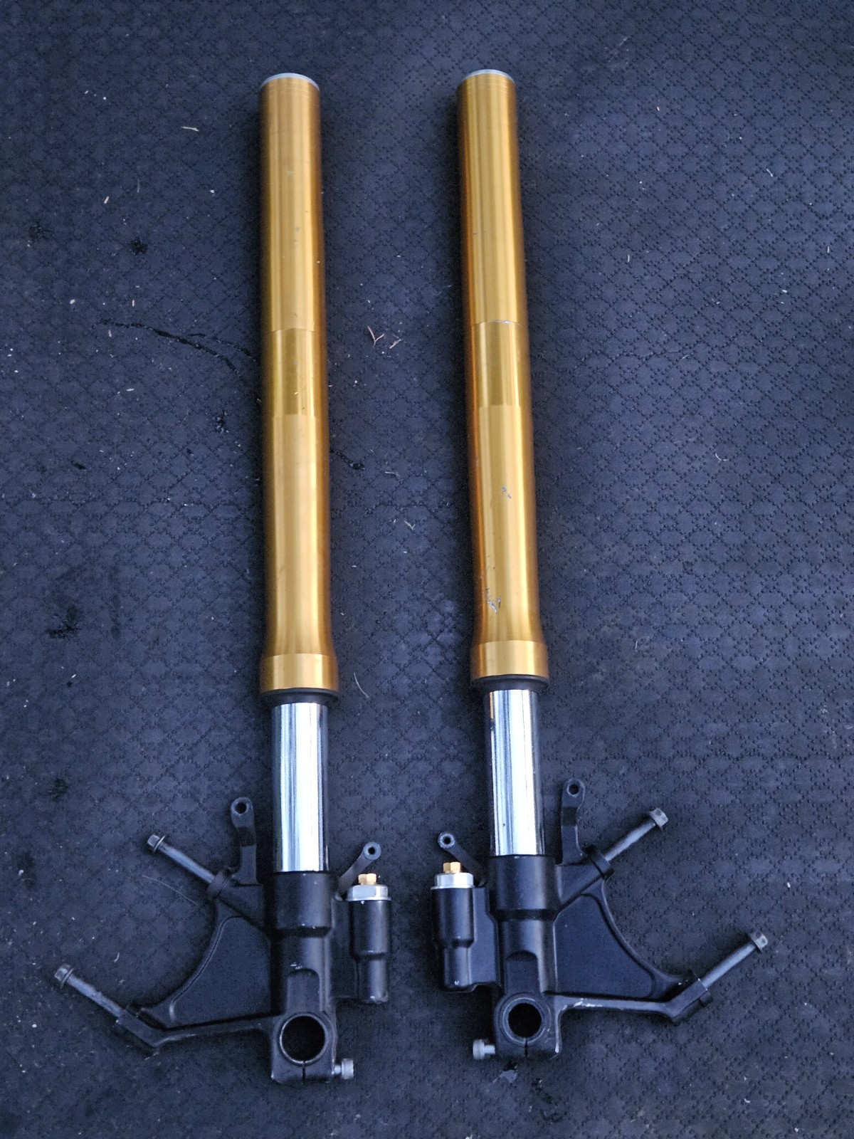 08-16 Yamaha R6 R6R Front Forks Suspension Straight OHLINS FGK Cartridges