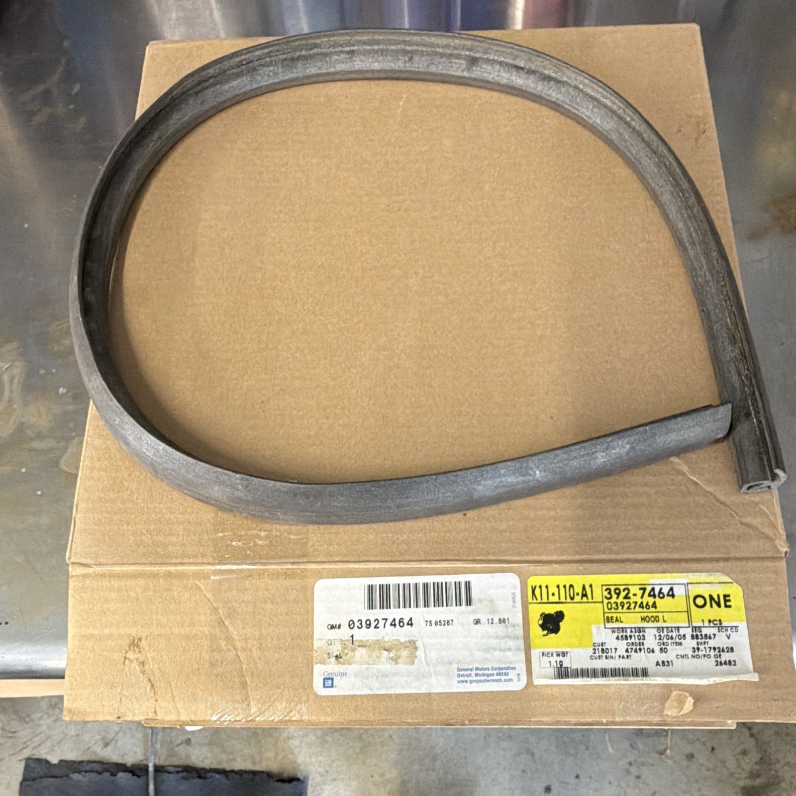 Nos 67 68 69 Wiper Grill Seal GM Camaro Firebird GM Nos 67 68 69 Wiper Grill Seal GM Camaro Firebird GM