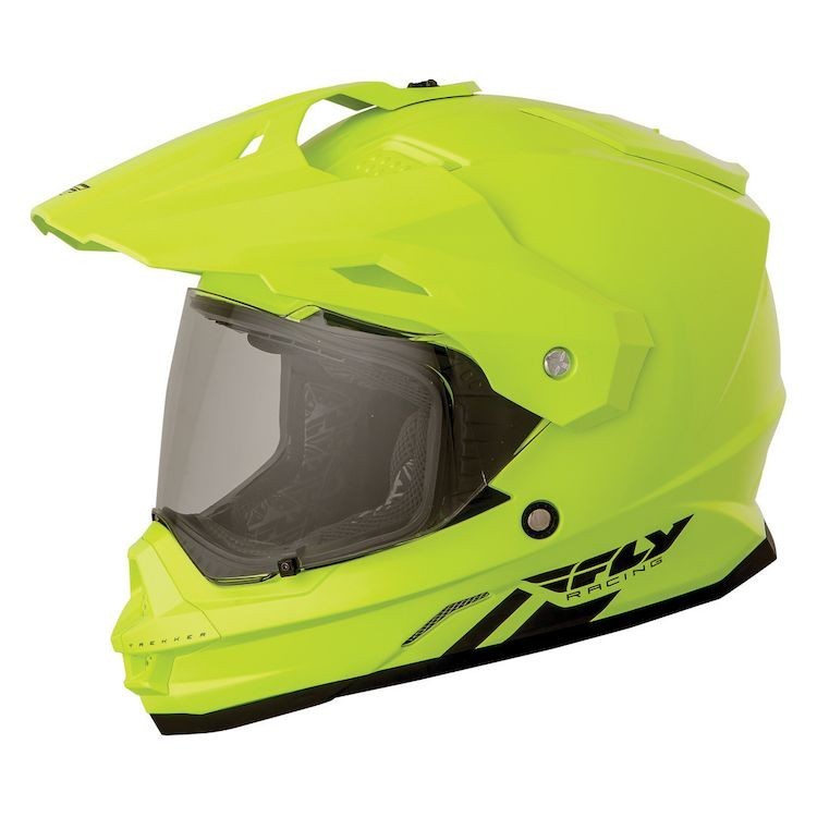 Fly Racing Trekker Helmet Hi-Vis Yellow Off-road Dual-Sport Adventure Adult XL
