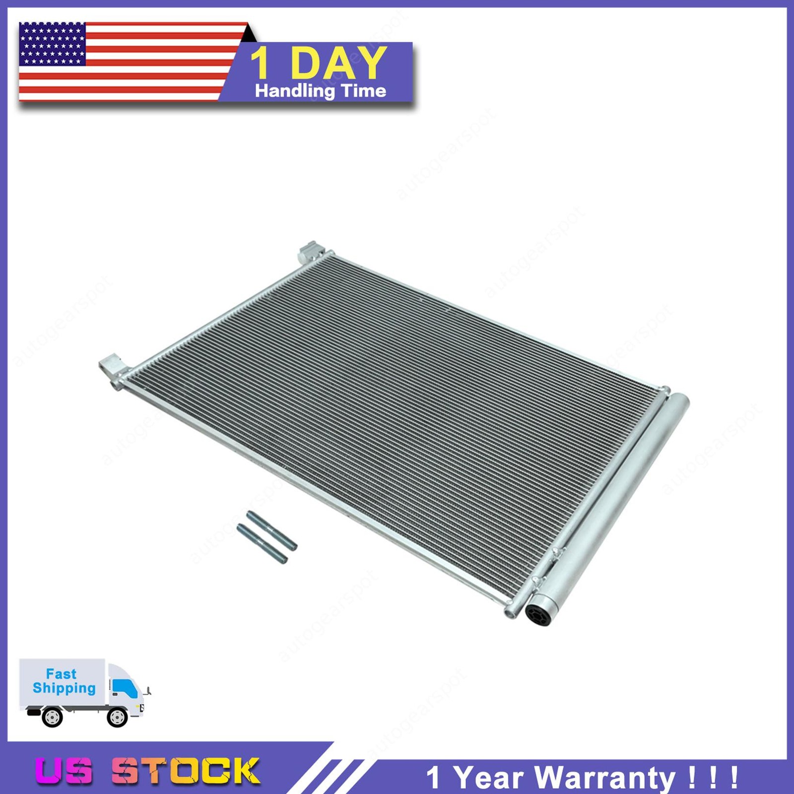 1X AC Condenser 0995000454 For Mercedes-Benz AMG GT GLC-Series C-Series E-Series
