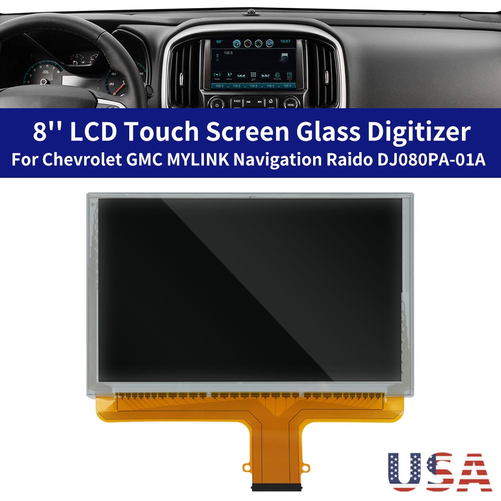 REPLACEMENT Radio Touch-Screen GLASS Digitizer For 2015-18 Chevrolet GMC MYLINK