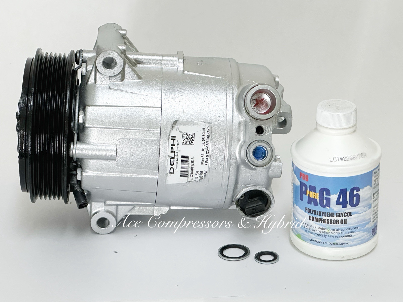 2014-2019 Maserati Ghibli 3.0L Genuine OEM Reman A/C Compressor DELPHI 00308716.