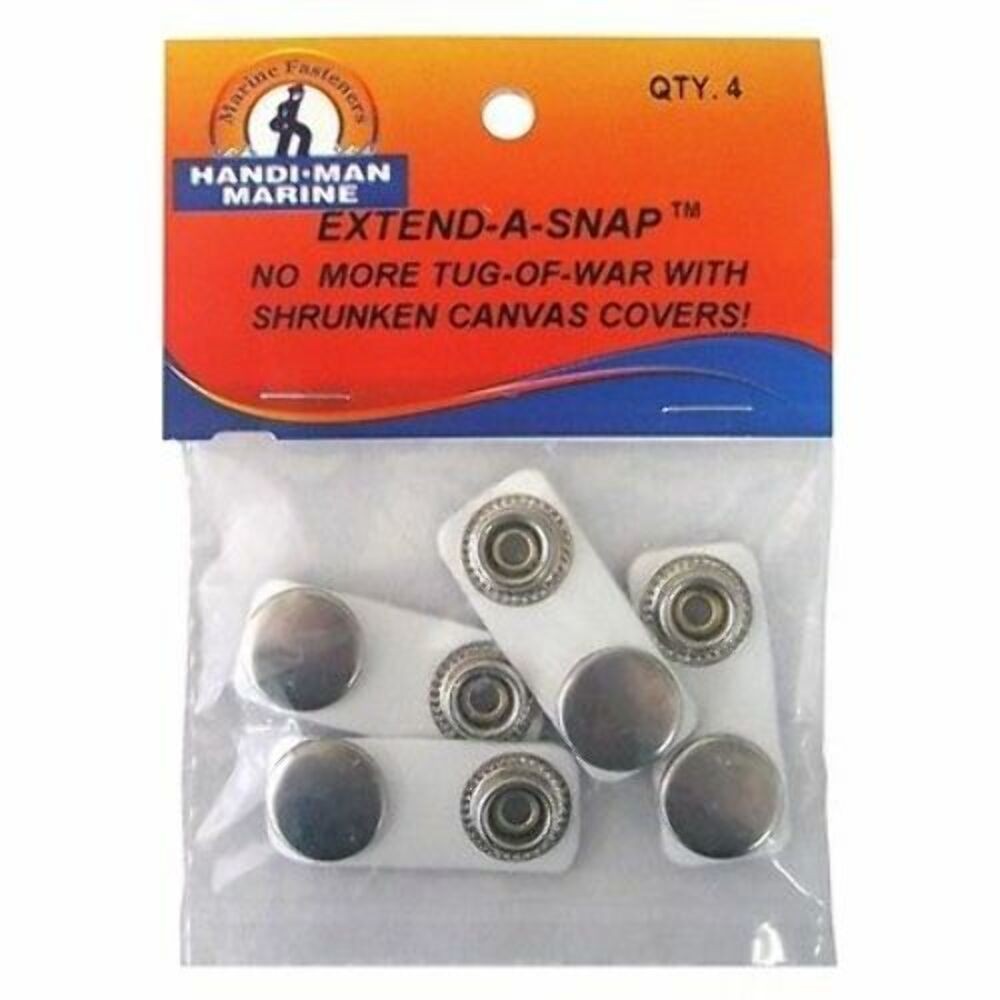 Handi-Man Marine 4PACK Handi-Man 560261 Marine Extend-A-Snap Canvas Boat Cover Handi-Man Marine 4PACK Handi-Man 560261 Marine Extend-A-Snap Canvas Boat Cover