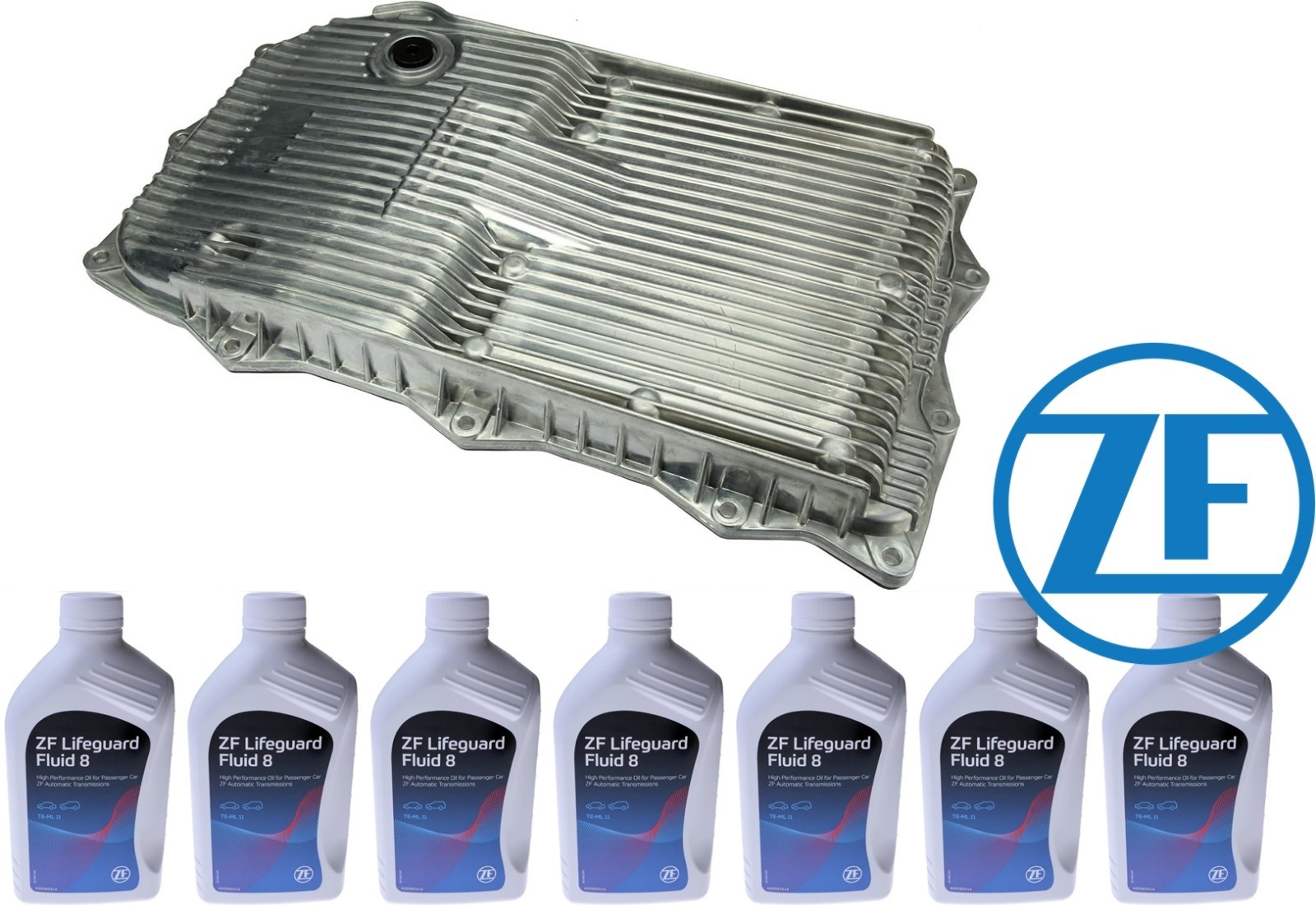 ★ NEW ZF 8HP 70 Transmission Service Kit DEEP Aluminum Pan Filter Lifeguard 8 ★