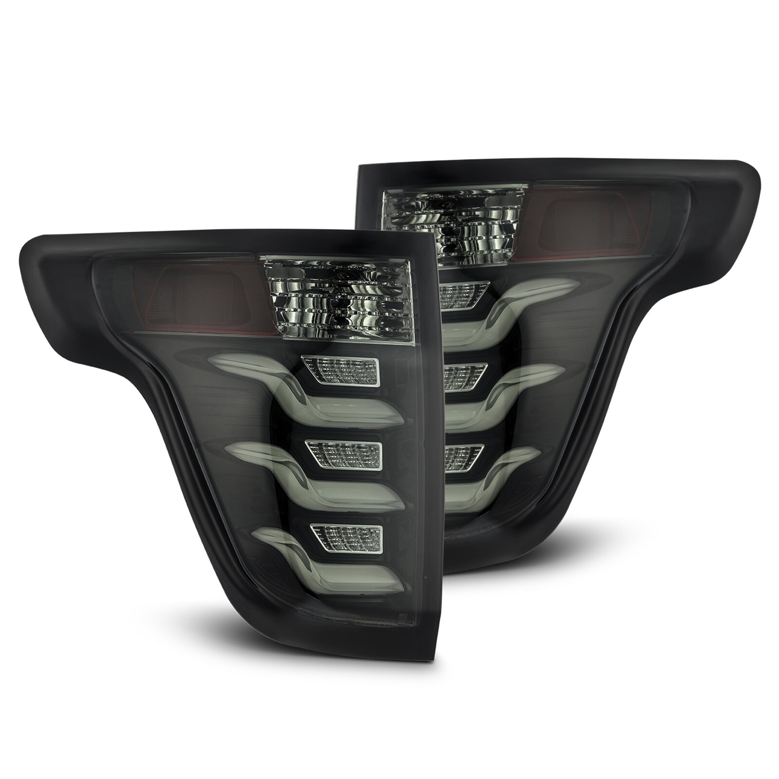 AlphaRex PRO Jet Black L.E.D. Taillights for 2013-2015 Ford Explorer
