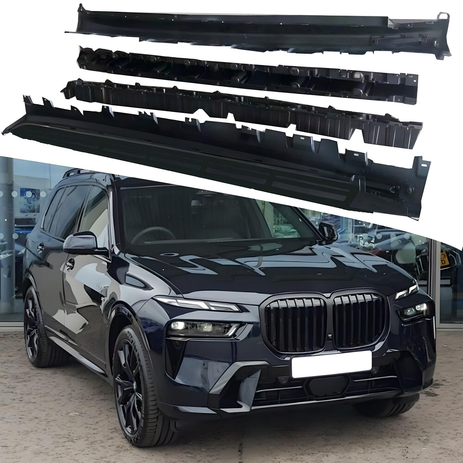 Steps Nerf Bars Running Boards Fits For BMW X7 G07 2019-2025 Aluminum 2PCS Side