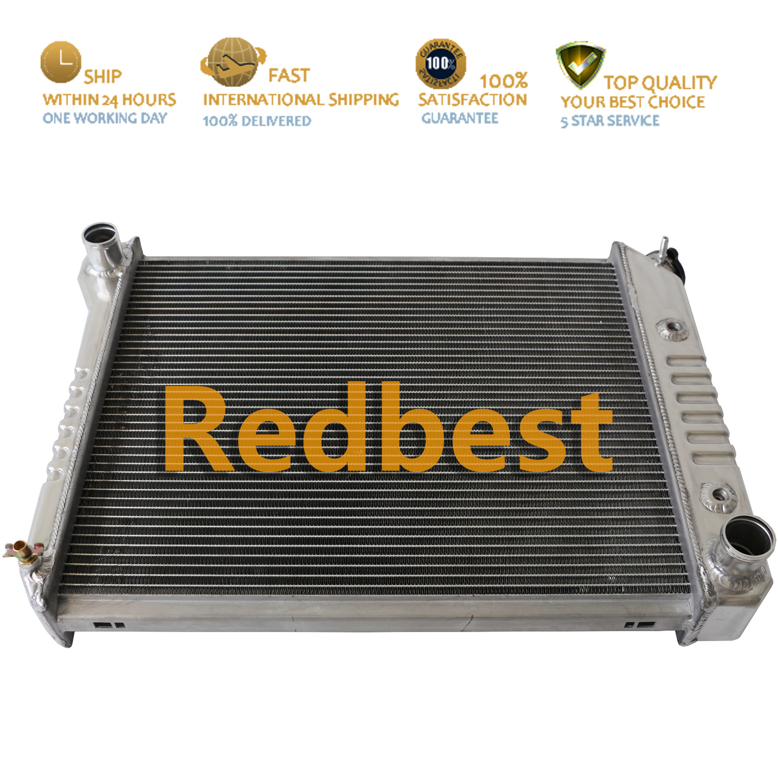 All Alum 3 Rows Radiator For 1968-1974 Chevy Nova 1975-1987 EL Camino 21\'\' Core All Alum 3 Rows Radiator For 1968-1974 Chevy Nova 1975-1987 EL Camino 21\'\' Core