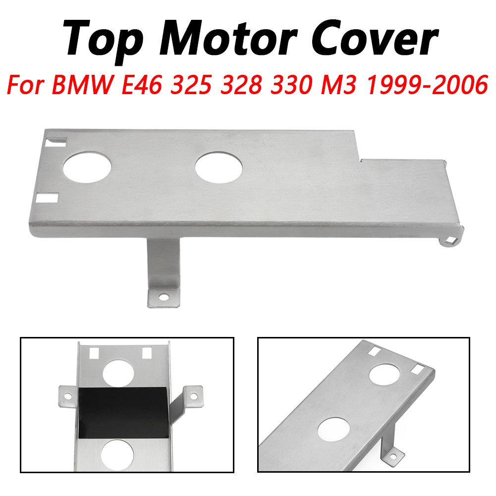 For BMW E46 325 328 330 M3 Convertible Top Motor Cover Kit 1999 - 2006 Aluminum