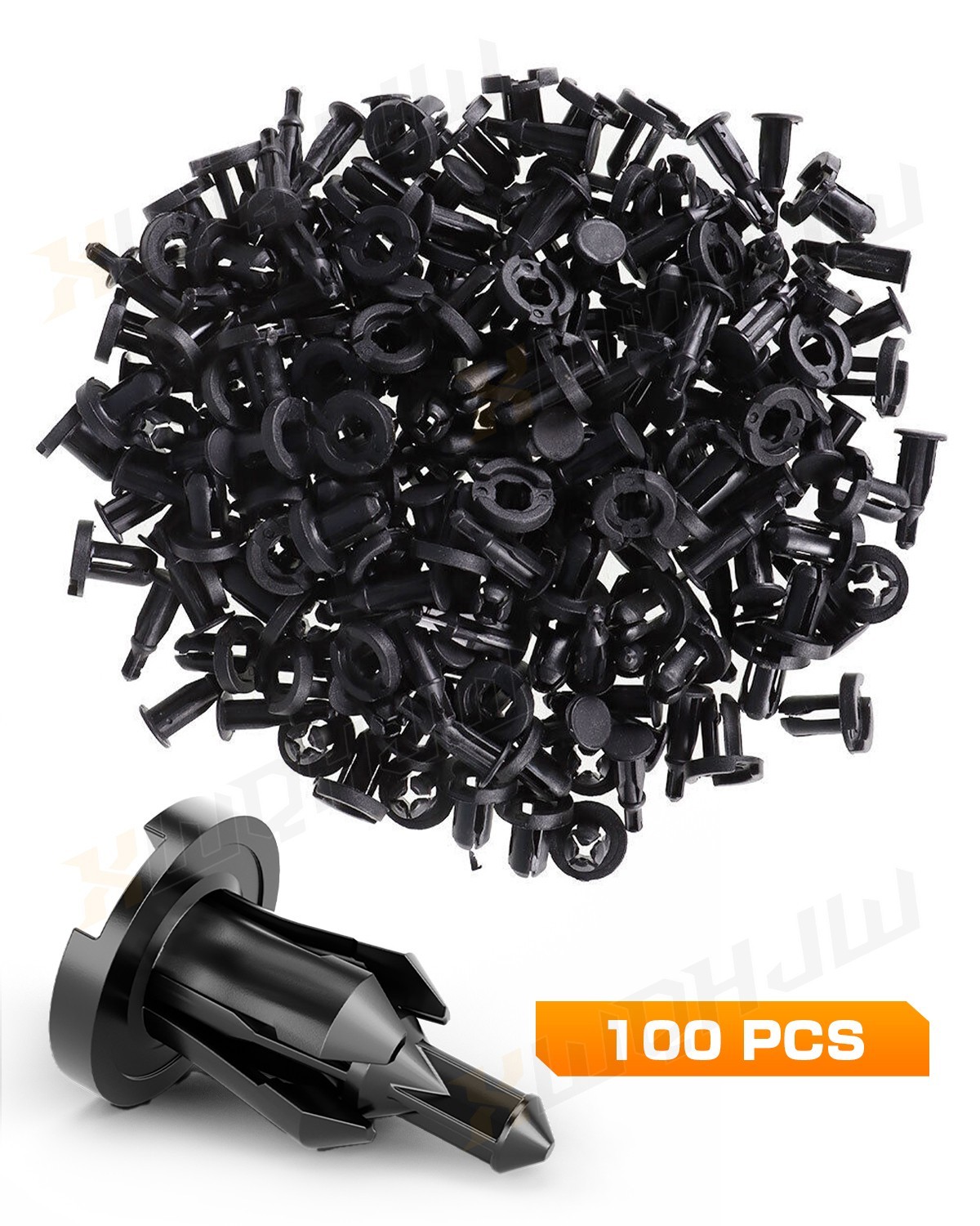 100PCS for Honda & Acura 10mm Bumper Clips – Push-Type 91503-SZ5-003