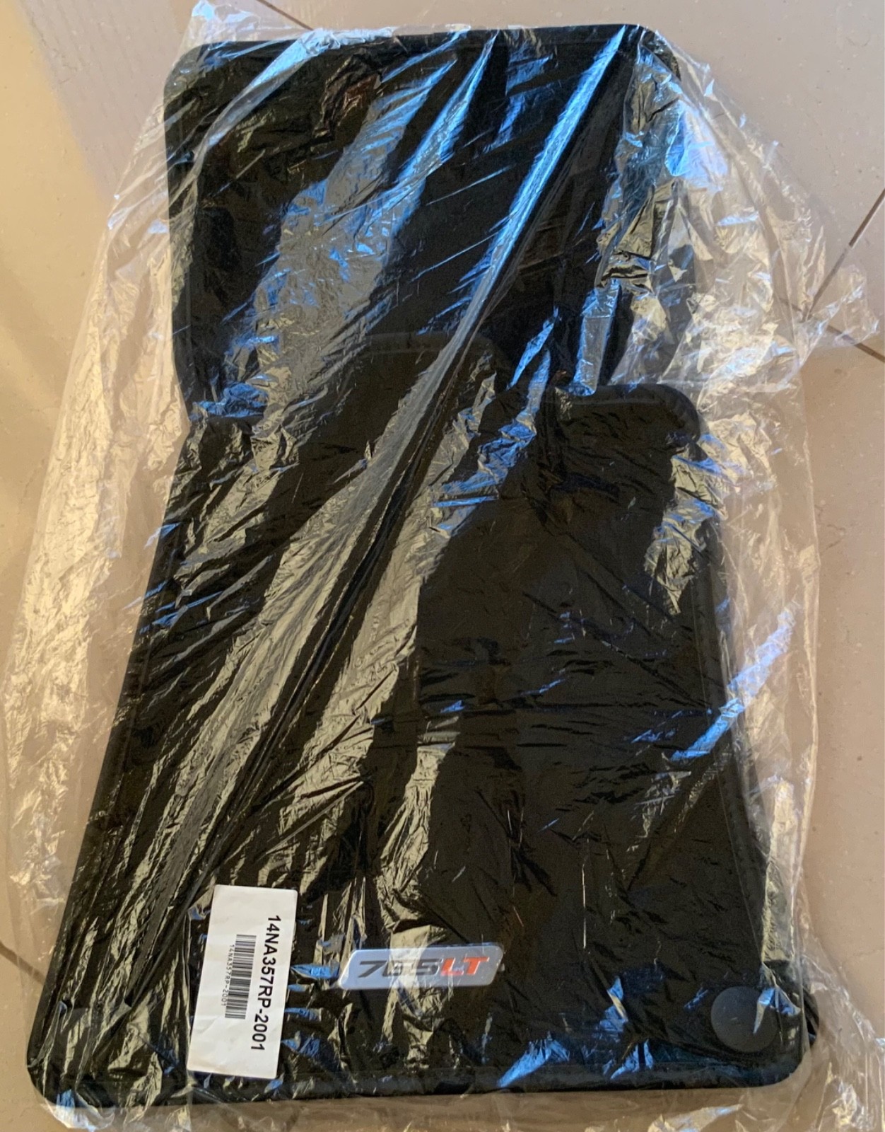 MCLAREN 765LT floor mats OEM 14NA357RP - 2001.  New in Original Seal Bag.