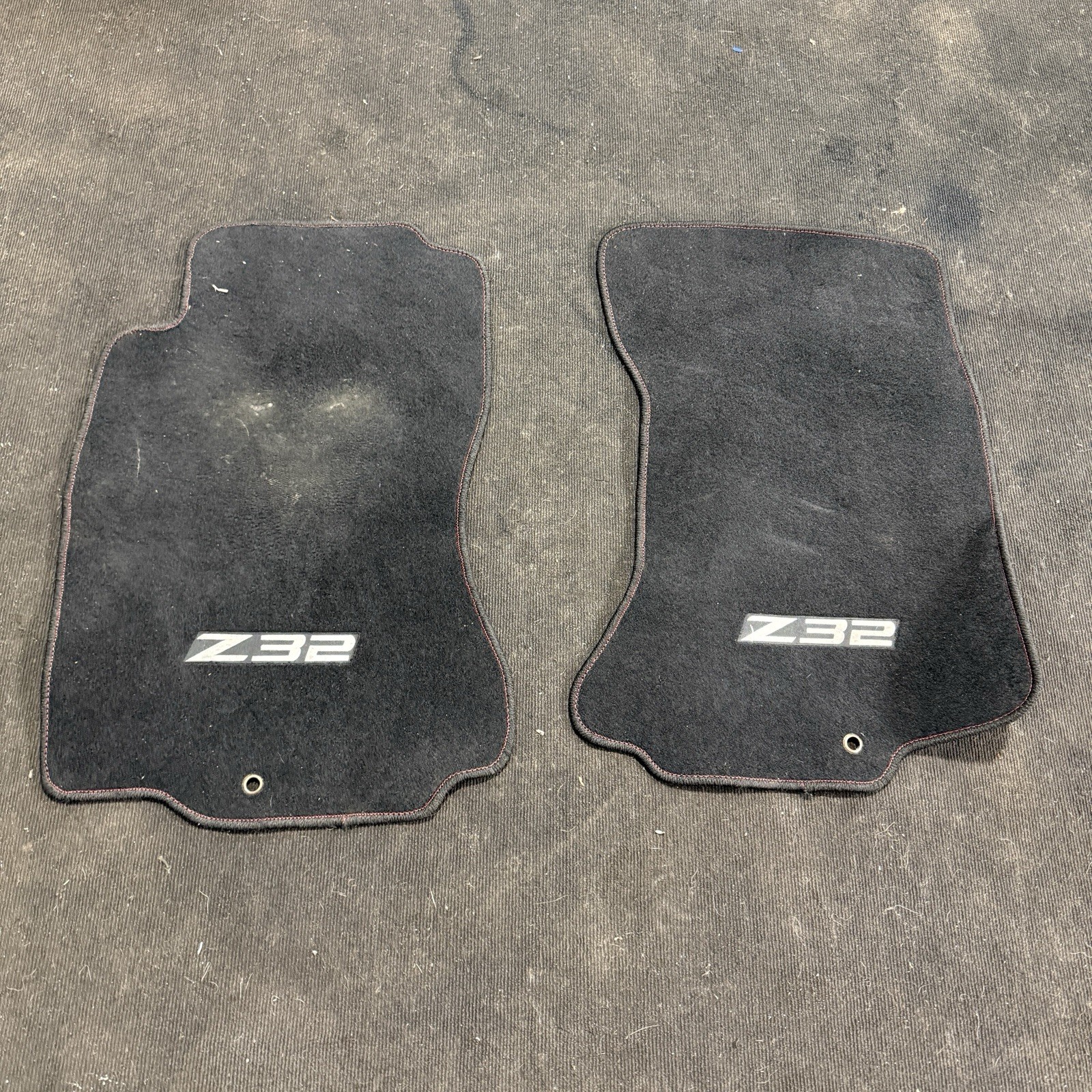 90-96 Nissan 300zx Front Seat Floor Mats Left Right Z32 Black