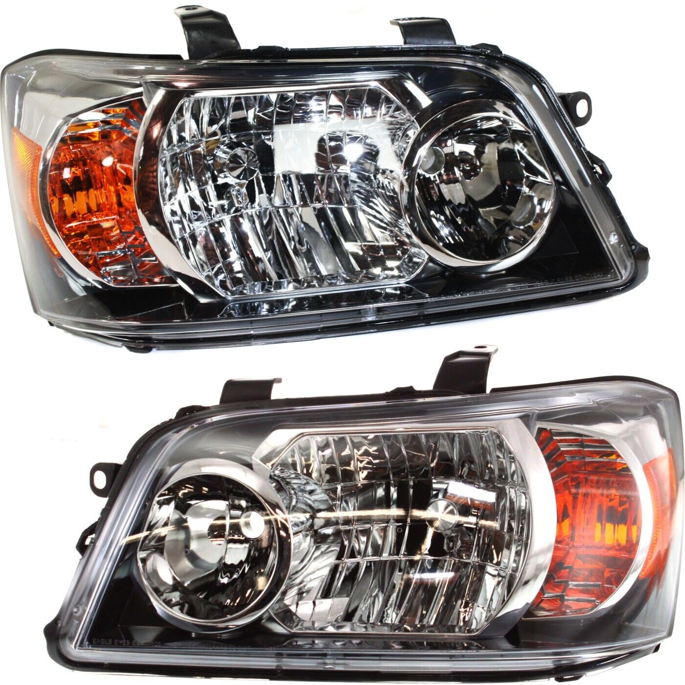 Headlights Headlamps Left & Right Pair Set NEW for 04-06 Toyota Highlander