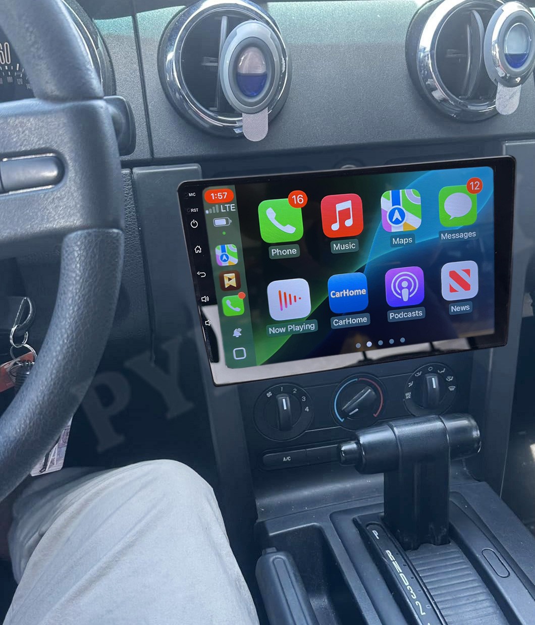 For 2005-2009 Ford Mustang Android 13 Carplay Car Stereo Radio GPS Navi WIFI SWC