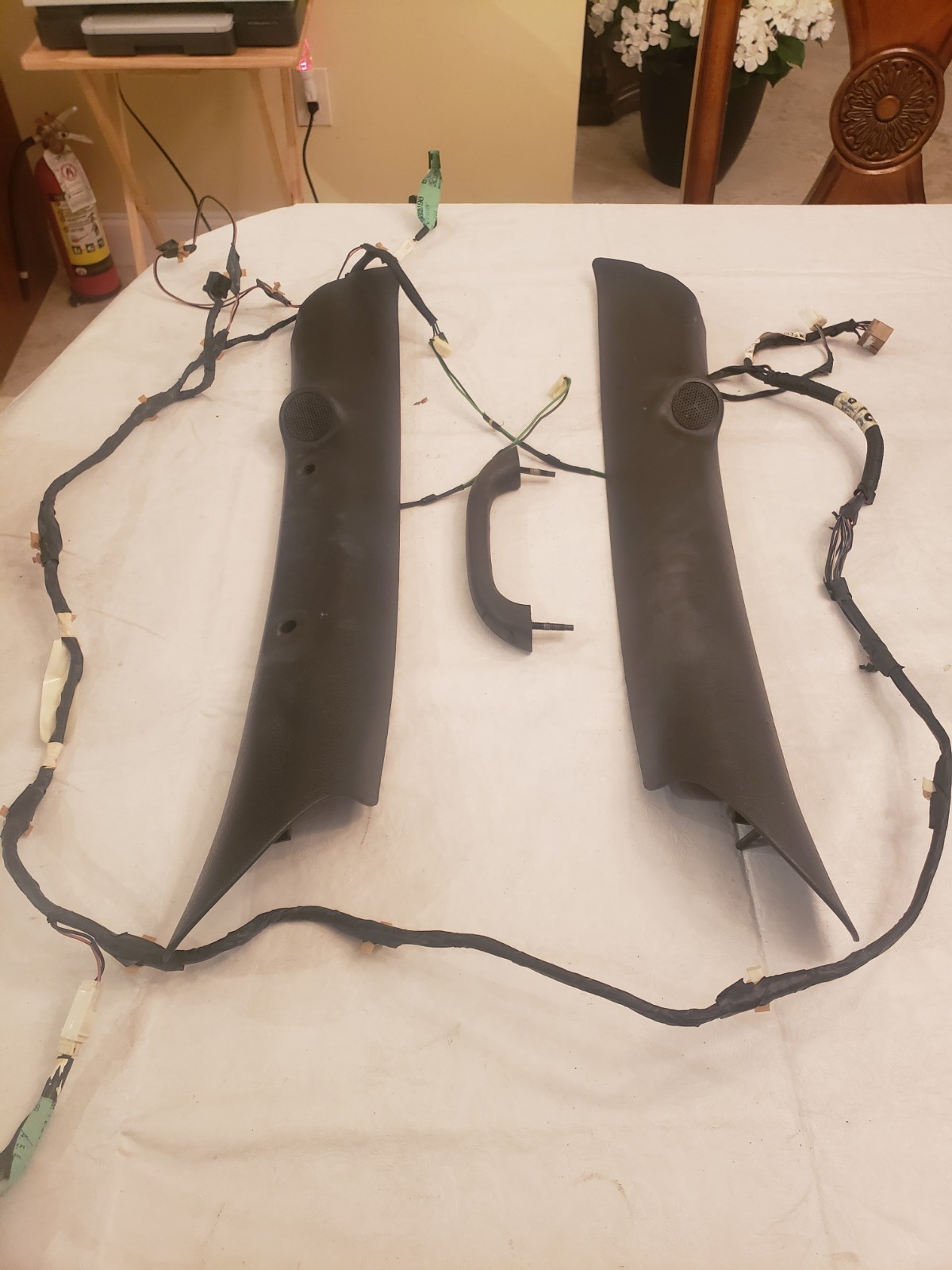 1998-02 DODGE RAM A PILLAR  COVERS L+R  WITH TWEETERS & Overhead Console Harness