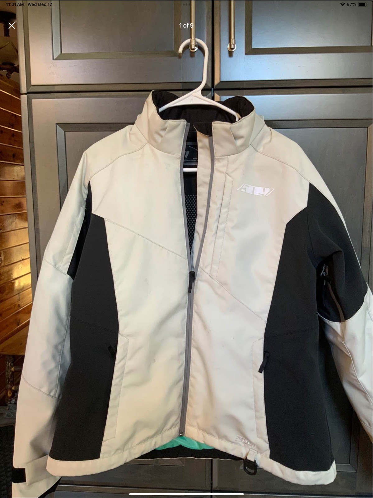 509 Women\'s Range 5TECH Snowmobile Jacket Insulated Light Gray and Teal