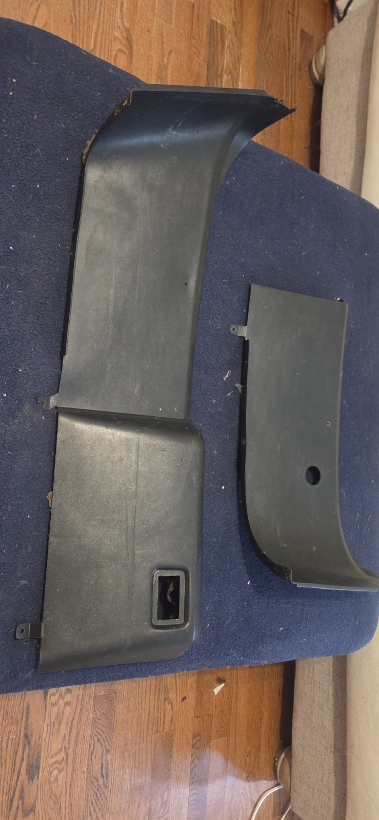 87-93mustang Gt Lx Hatchback Rear Cargo Lower Plastics Black 87-93mustang Gt Lx Hatchback Rear Cargo Lower Plastics Black