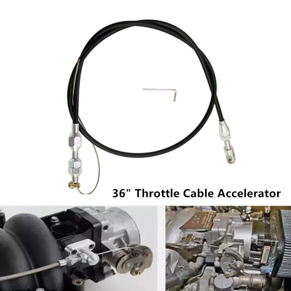 36inch Black Adjustable Car Modified Throttle Cable Accelerator Cable