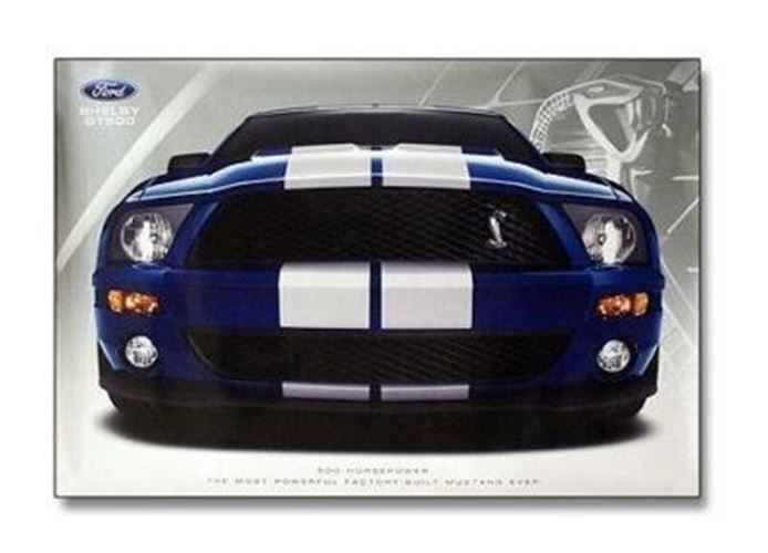 Shelby GT500 Mustang Cobra Poster - Rolled in a Tube & Shipped Worldwide GT 500