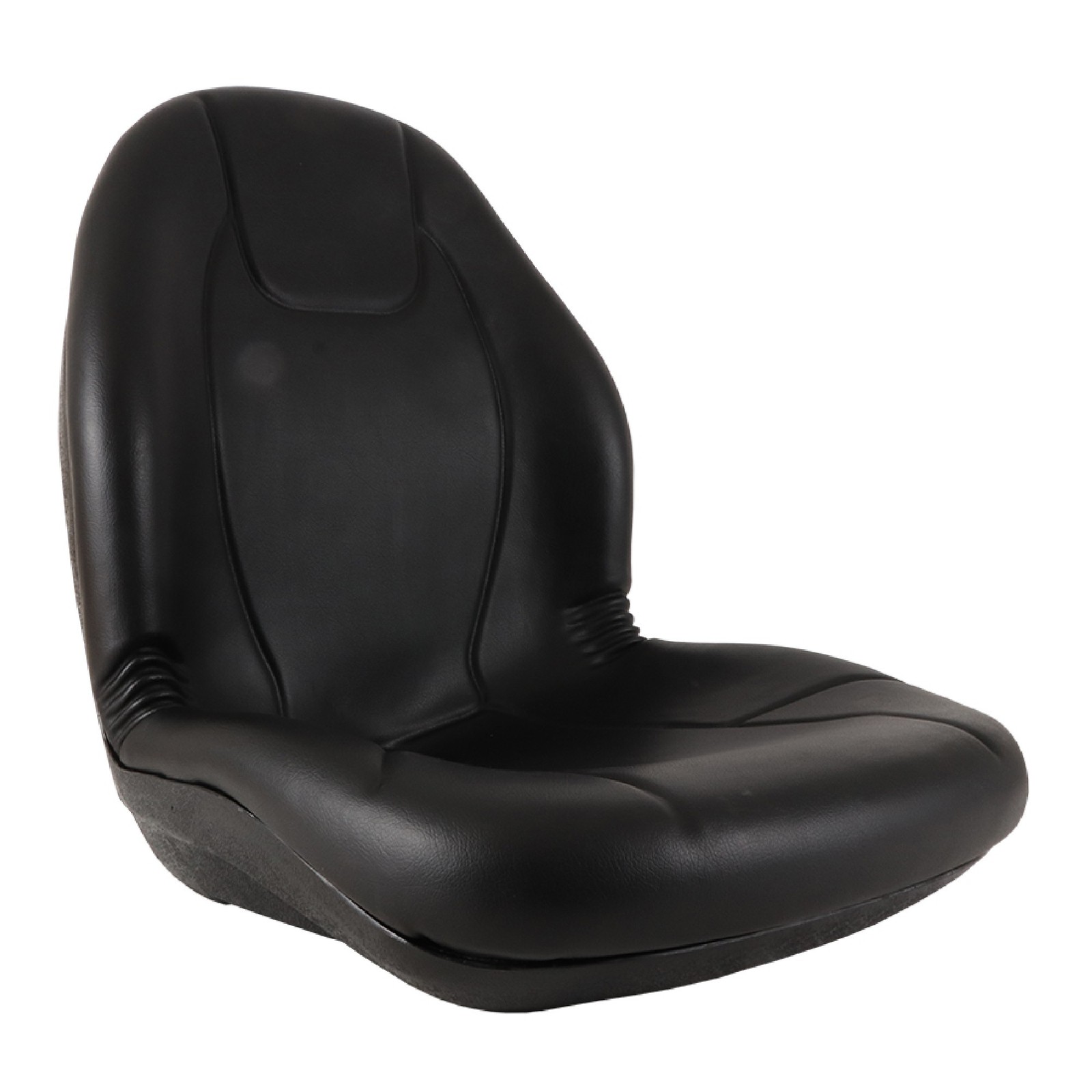 Black Seat For Tractor, Medium Back, 15