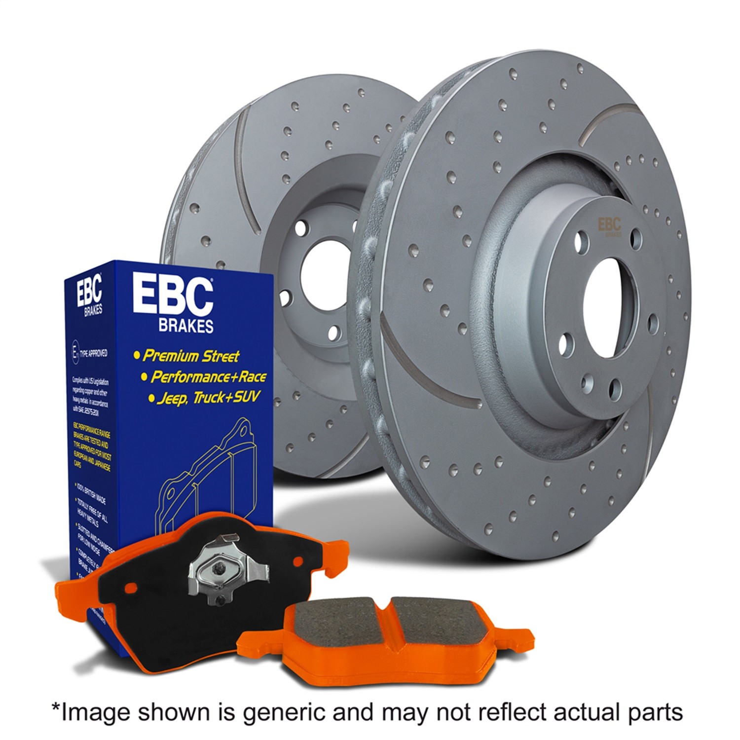 EBC S8KR1044 S8 Kits Orangestuff & GD Rotors Rear EBC S8KR1044 S8 Kits Orangestuff & GD Rotors Rear