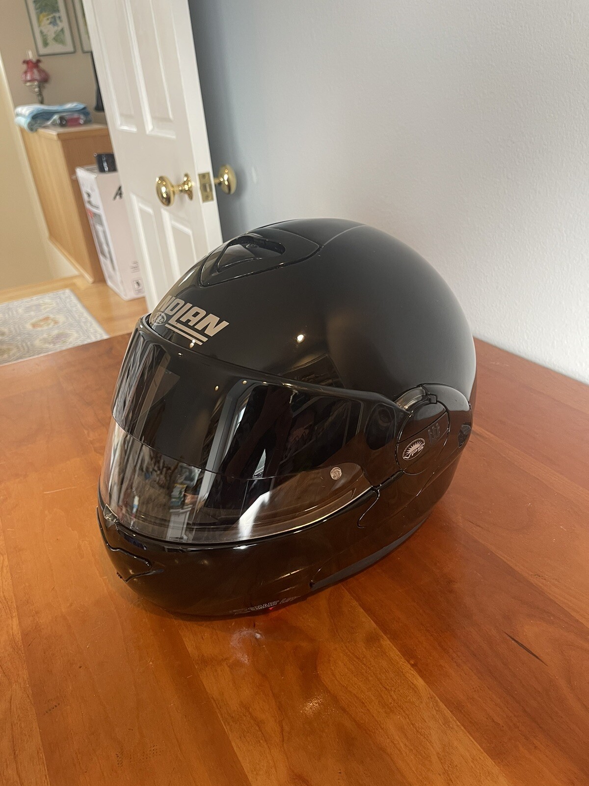 Nolan X-Lite Modular Helmet X-1002 XXL Black Exceptional Condition Rarely Used Nolan X-Lite Modular Helmet X-1002 XXL Black Exceptional Condition Rarely Used