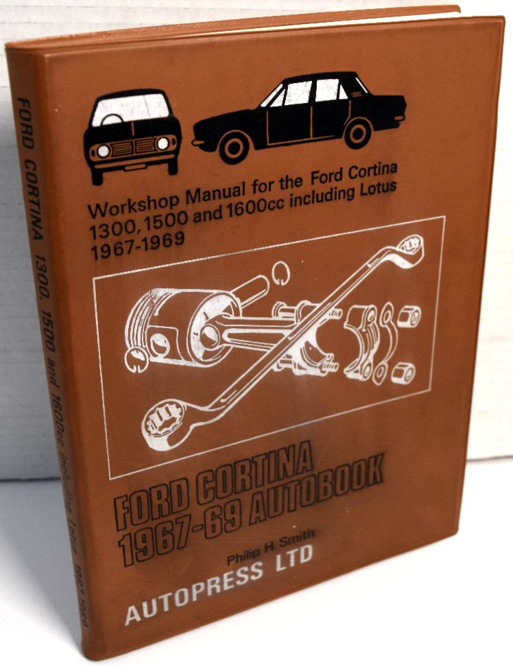 Ford Cortina 1300 1500 1600 Lotus 1967-68 Autobook Manual Philip H Smith *VG*