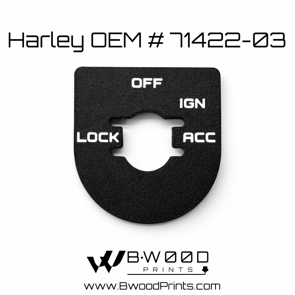 Harley Ignition Switch Plate - OEM # 71422-03 & 71427-96