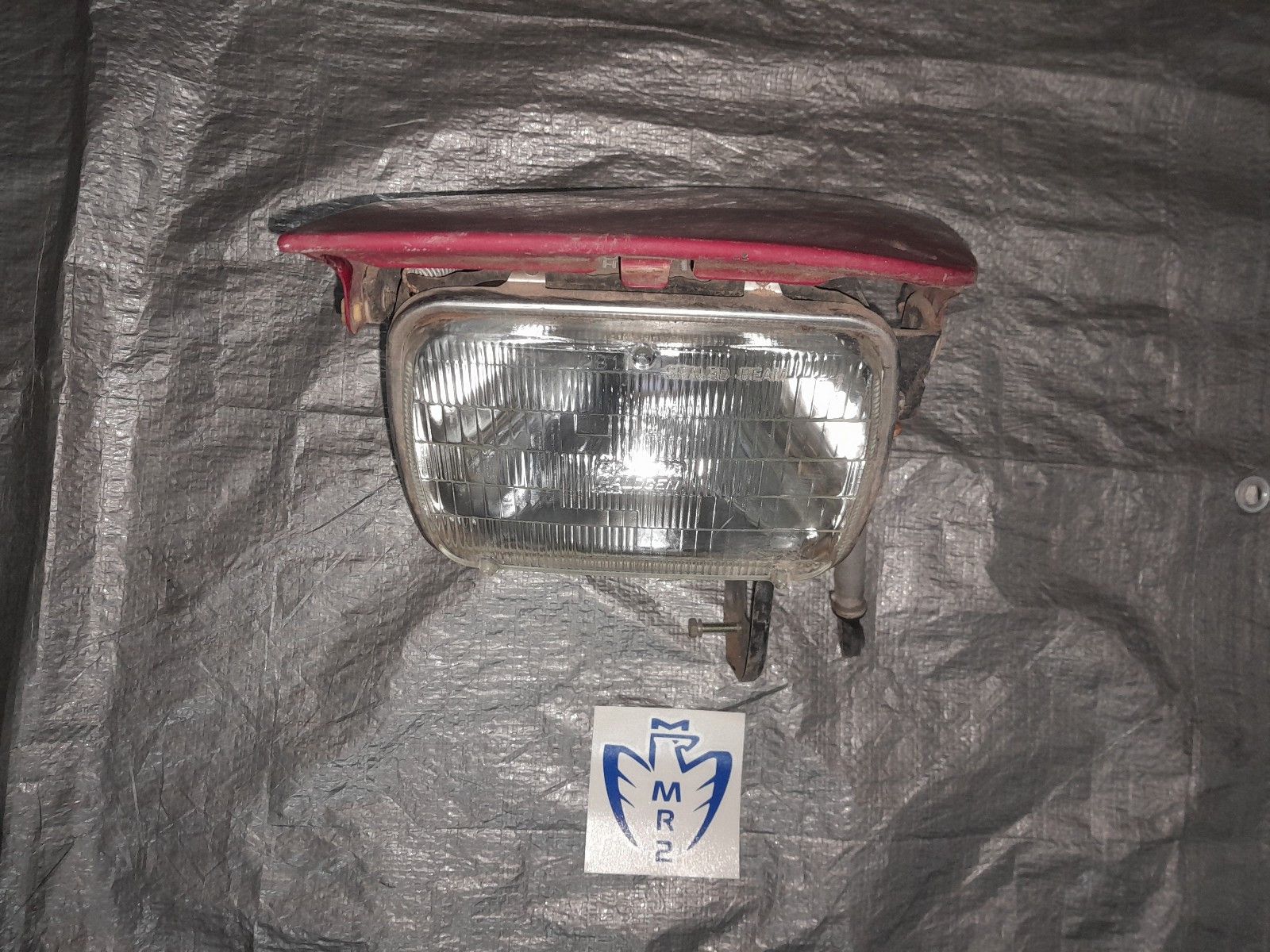 1991 - 1995 MR2 Left Driver   Headlight Head Light Lamp frame housing  lid 1992