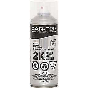 NA Spraypaint Car-Rep¿ 2K Polyurethane Clear Coat High Gloss 11oz