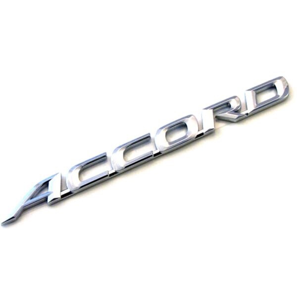 Trunk Lid Emblem Badge Rear Letters w/Adhesive for 2003-2007 HONDA ACCORD Trunk Lid Emblem Badge Rear Letters w/Adhesive for 2003-2007 HONDA ACCORD