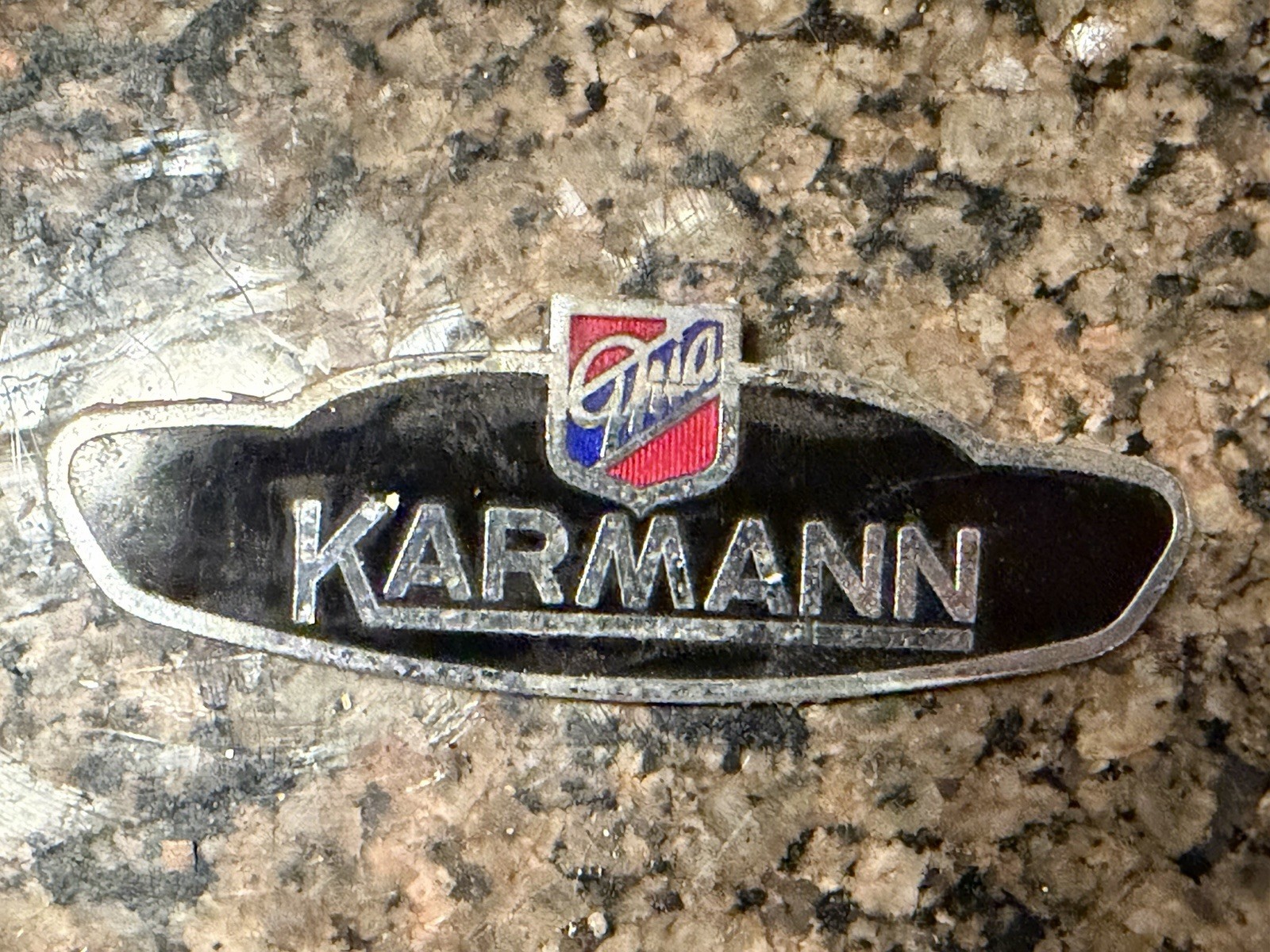 Karmann Ghia Air-cooled Side Badge 1960-74 Original Karmann Ghia Air-cooled Side Badge 1960-74 Original