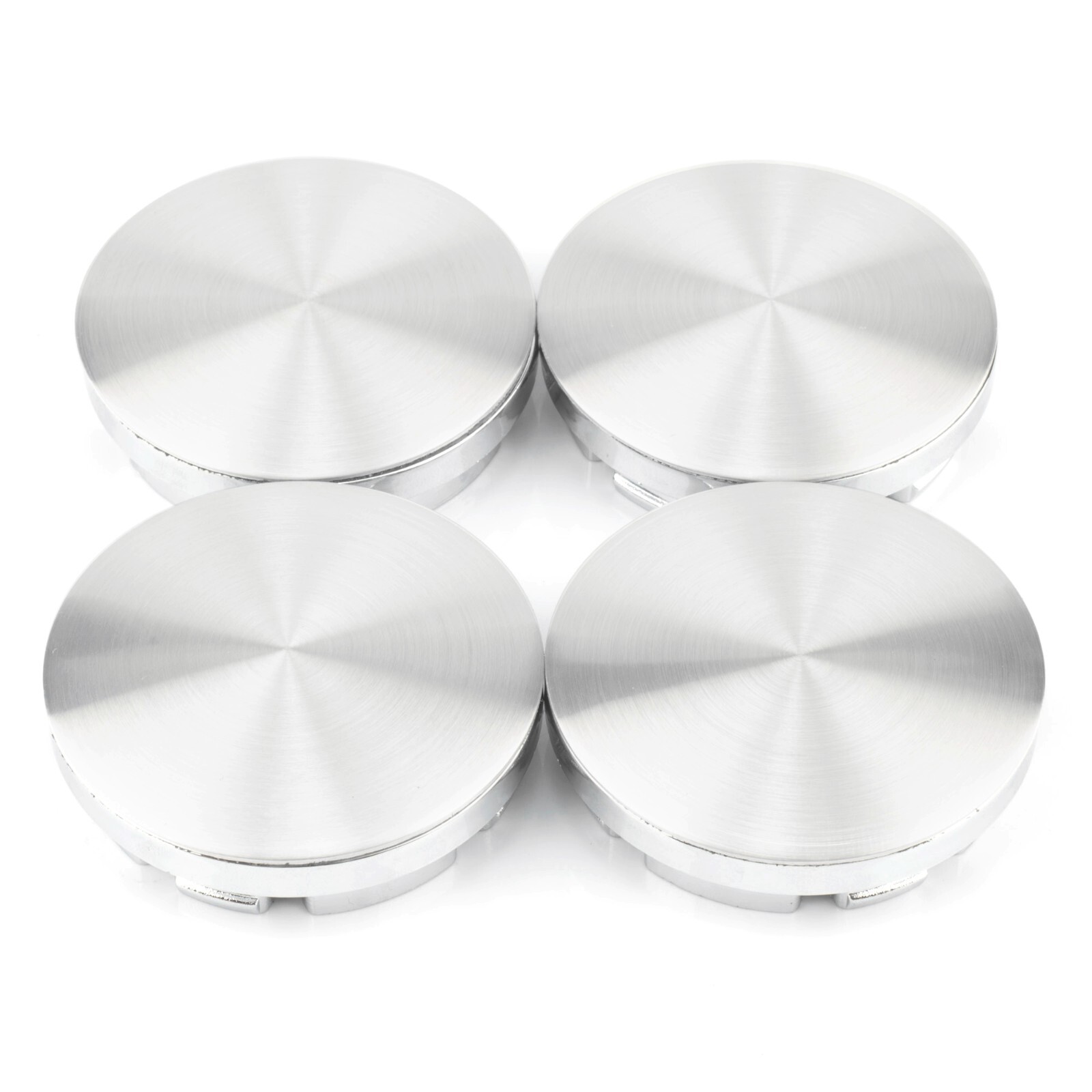 4pcs 56mm 2.2in Universal Wheel Center Caps Equipped Solid Color Aluminum Badges