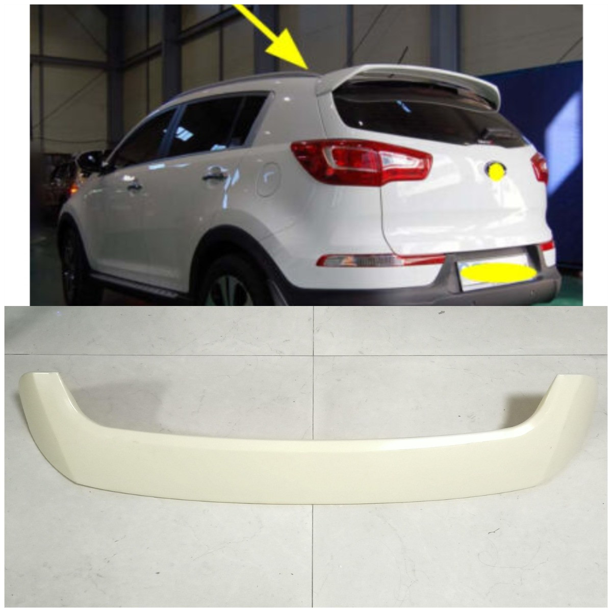 Factory Style Rear Spoiler Wing for 2011-2015 Kia Sportage Wings ABS Unpaint Factory Style Rear Spoiler Wing for 2011-2015 Kia Sportage Wings ABS Unpaint