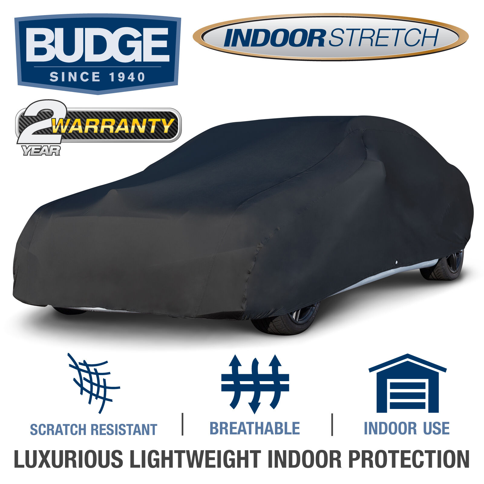 Indoor Stretch Car Cover Fits Buick Regal 1987 | UV Protect | Breathable