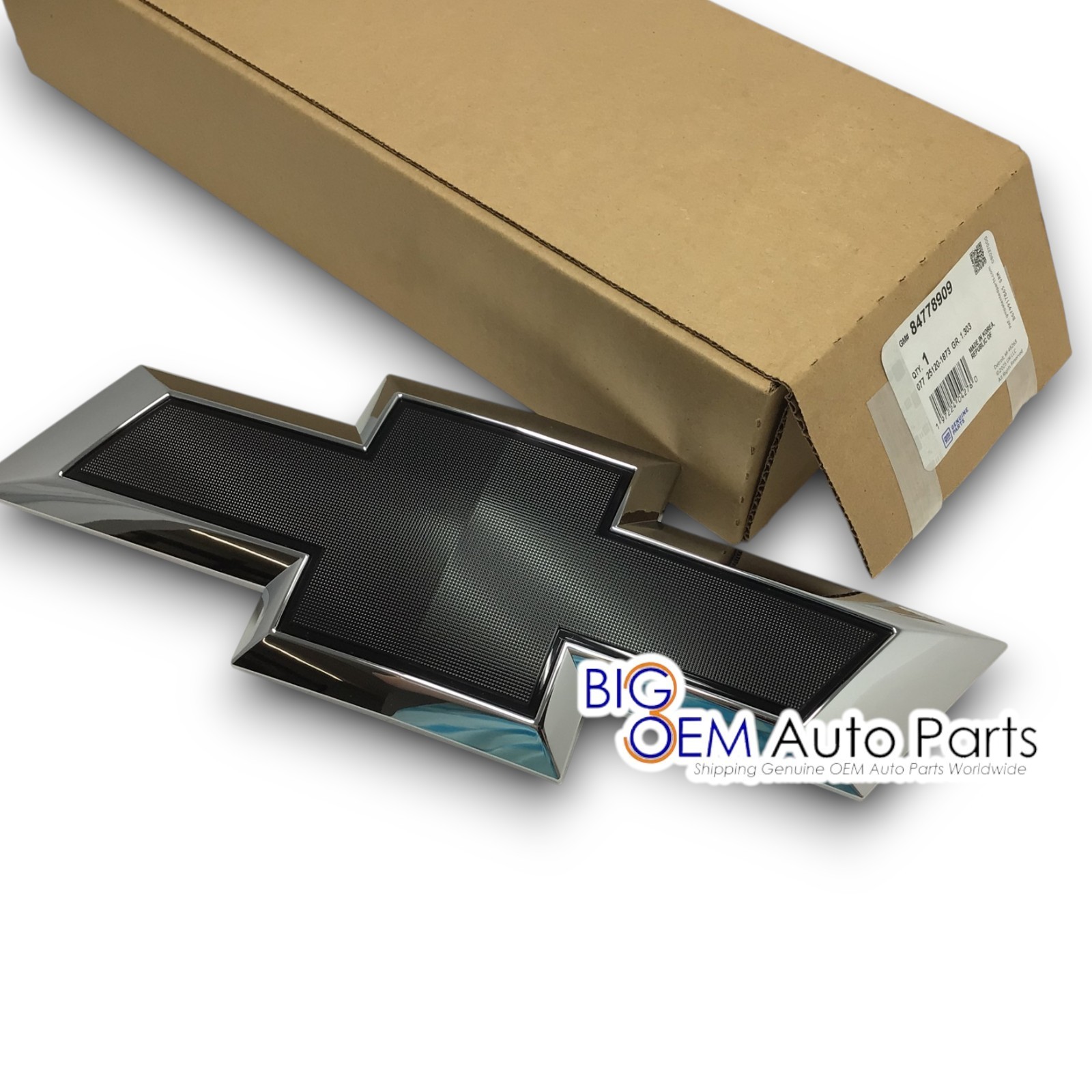 new OEM 20-26 Chevrolet Silverado 2500 3500 HD Front Grille Black Bowtie Emblem