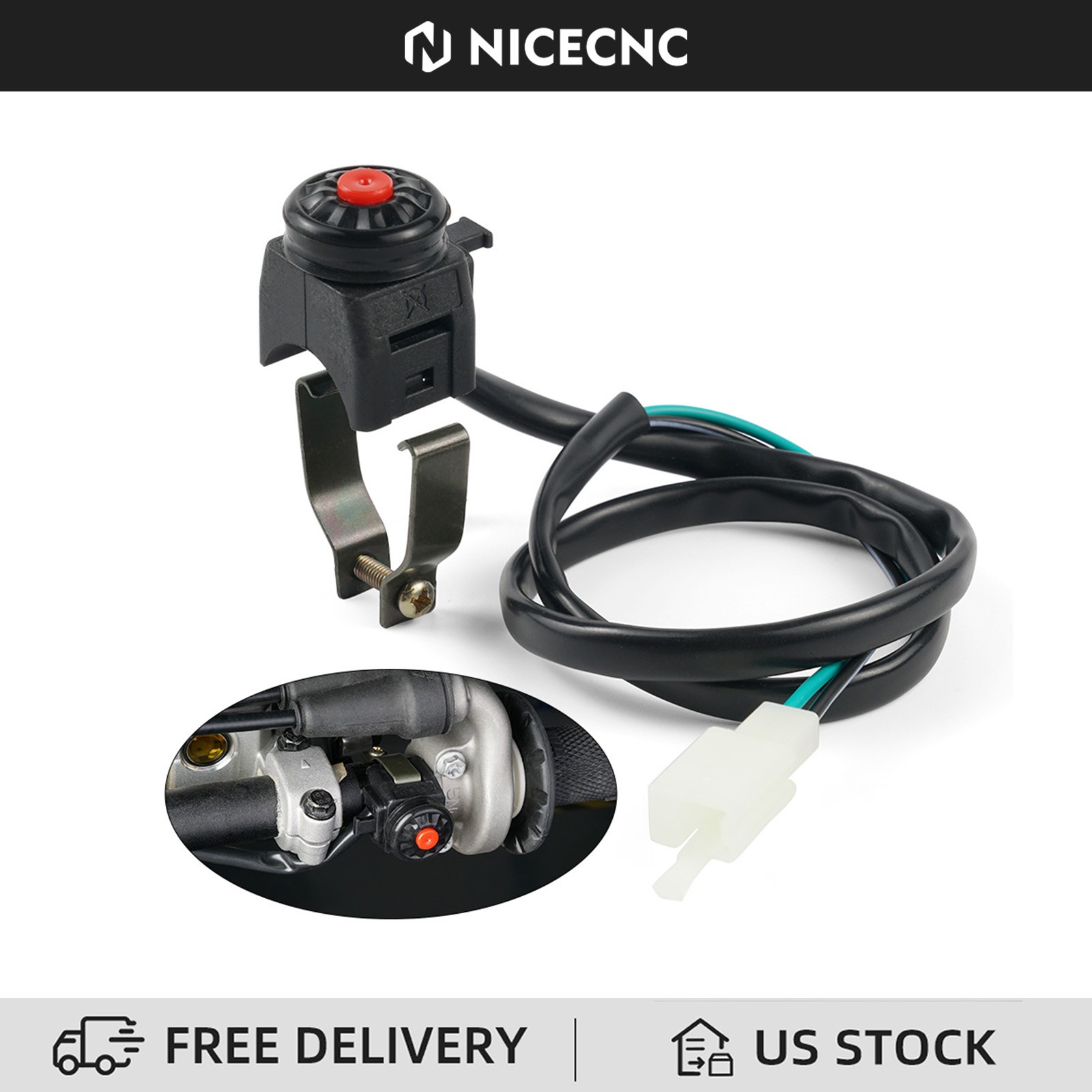 NICECNC Ignition Kill Start Switch For KTM 65 85 105 125 250 350 450 505 525 530 NICECNC Ignition Kill Start Switch For KTM 65 85 105 125 250 350 450 505 525 530