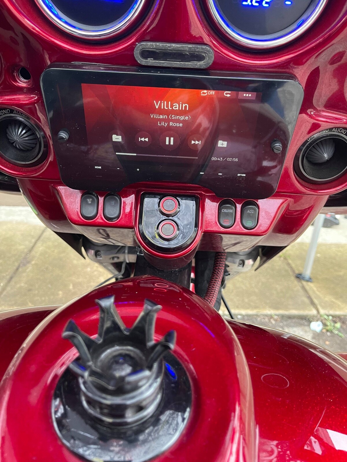 Radio Splash Cover | Harley Davidson Radio Cover (98-13 Metra Inner)