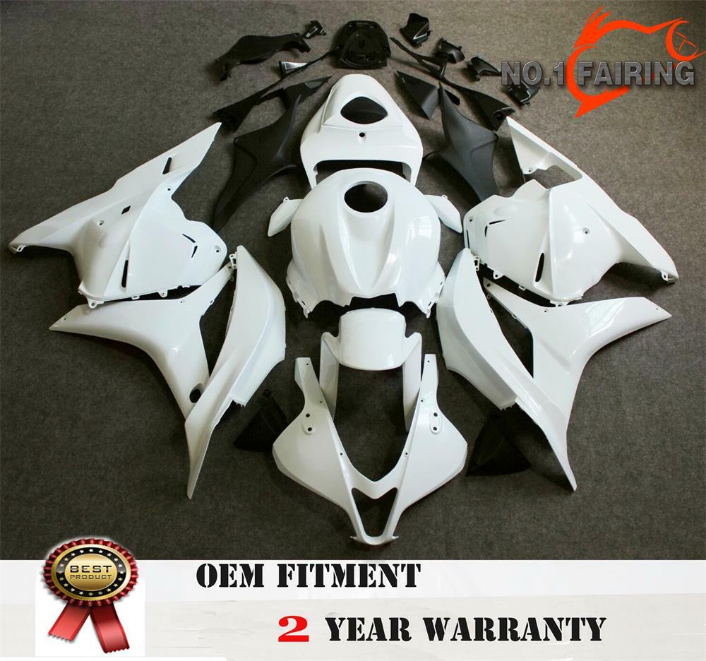 ABS Fairing Kit Bodywork for HONDA CBR600RR 2009-2012 2010 2011 Unpainted white