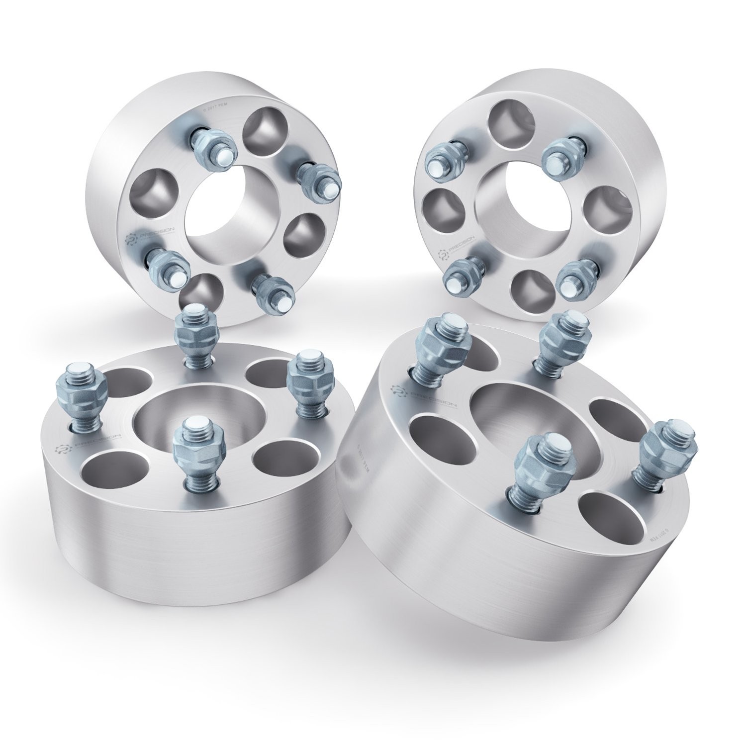 2pcs Golf Cart Wheel Spacers 4x4 to 4x4, 2.5 Inch Thick, Silver, Enhanced Stabil 2pcs Golf Cart Wheel Spacers 4x4 to 4x4, 2.5 Inch Thick, Silver, Enhanced Stabil