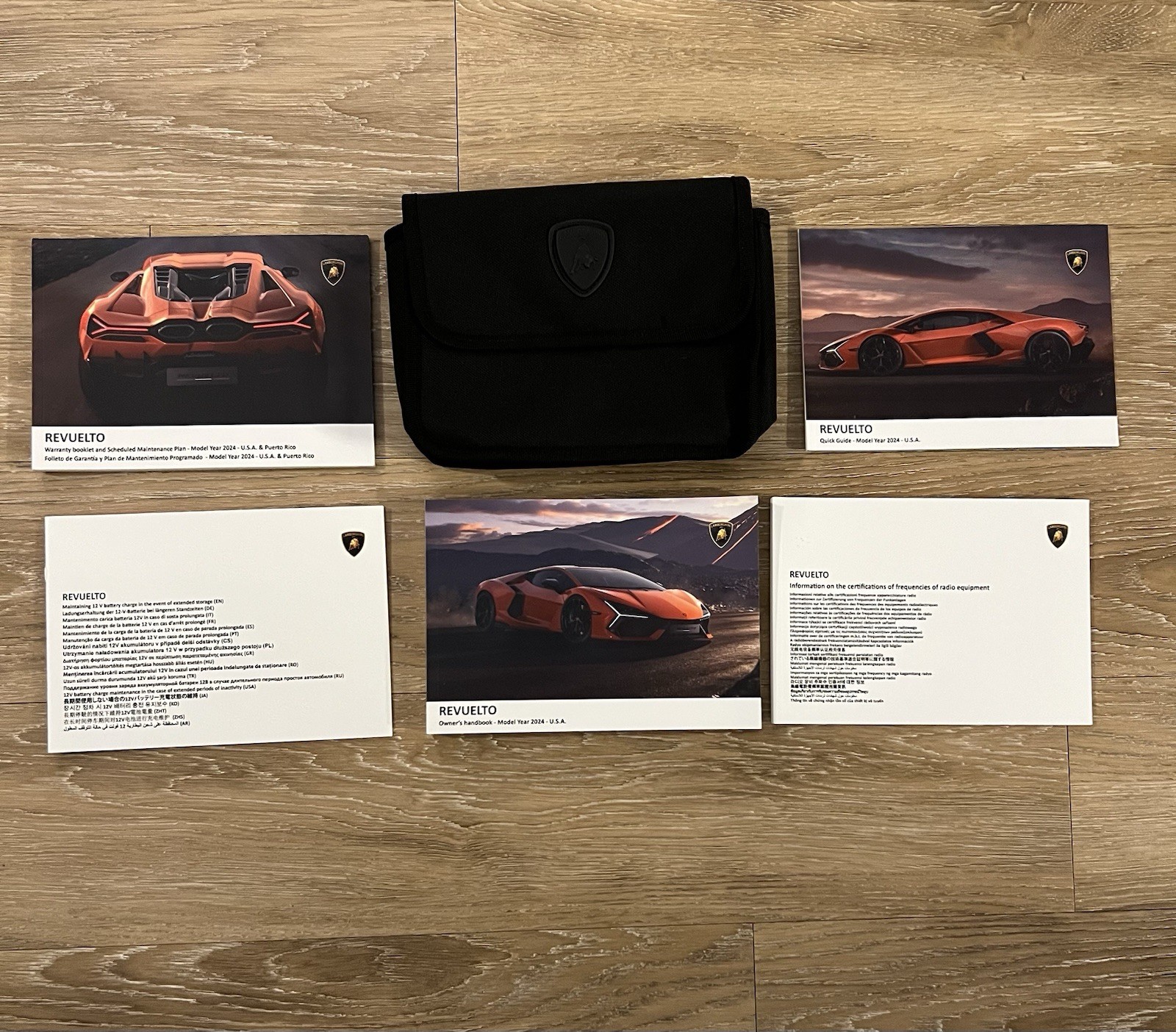 2024 Lamborghini Revuelto Owners Manual Like New OEM 100% Positive Feedback